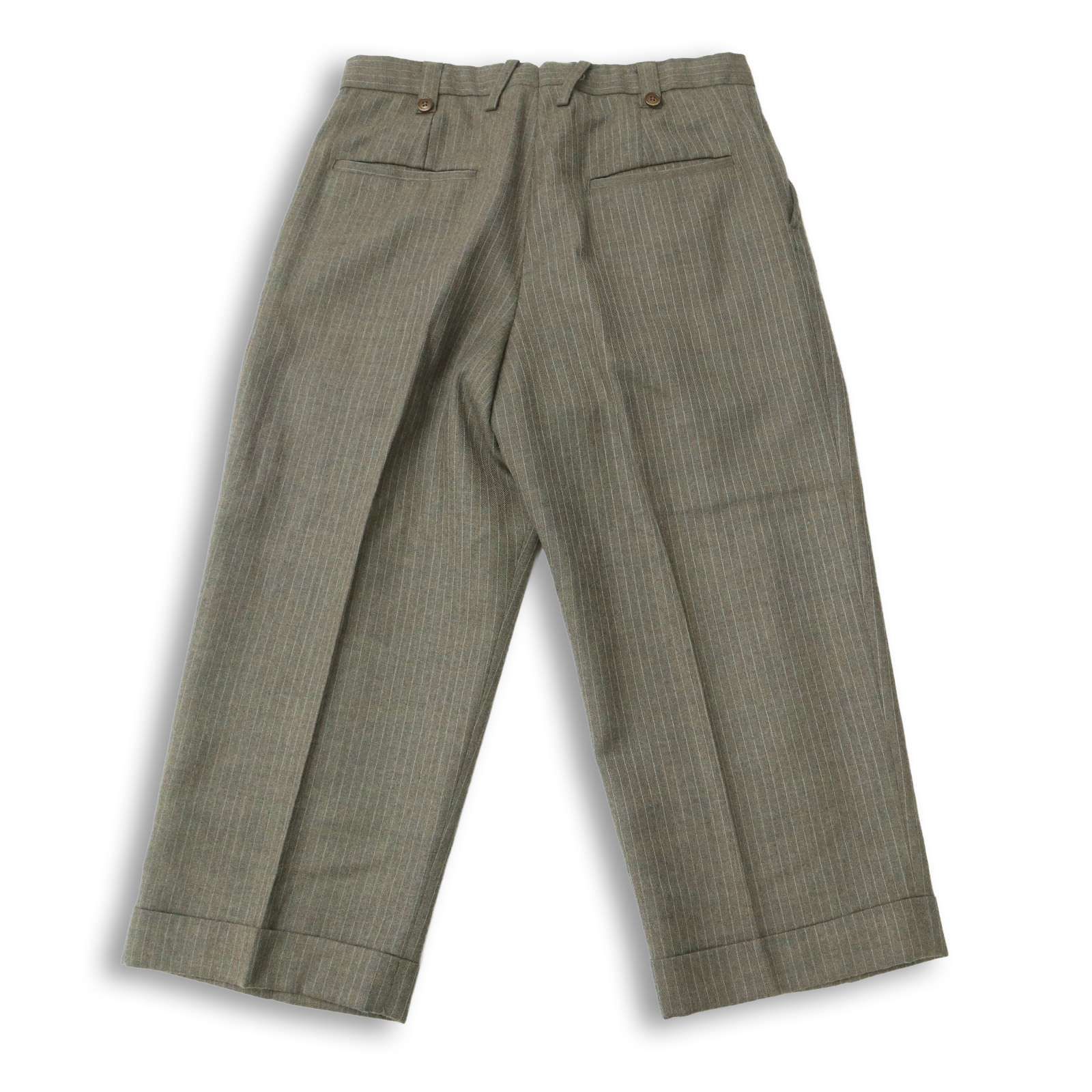 FRAPBOIS フラボア 秋冬☆ ウール100％ ストライプ ワイド アンクル