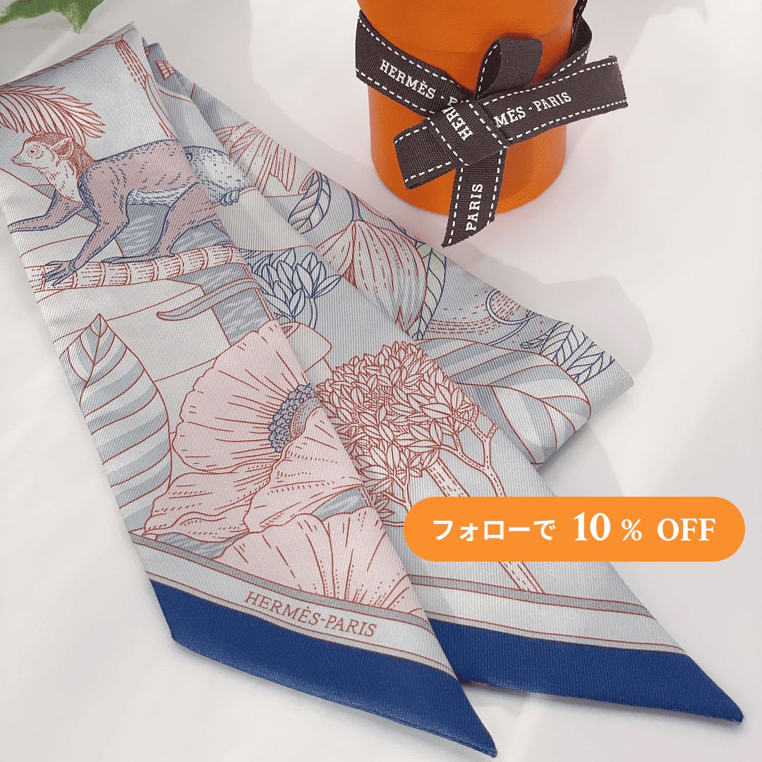 2024SS エルメス ツイリー プレシャスパラダイス ブルー系 HERMES 箱付