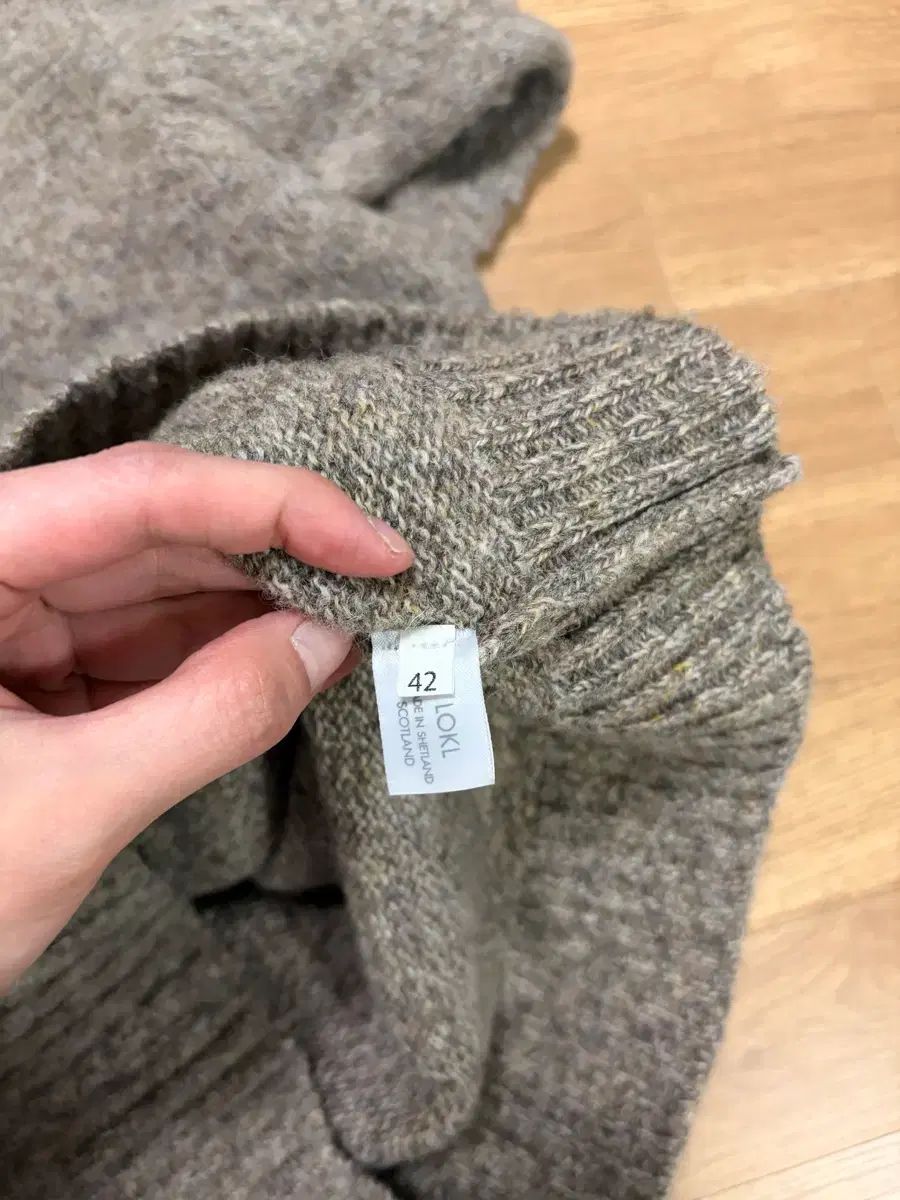 シャトルランド ハーレーオブスコットランド ニット マッシュルーム