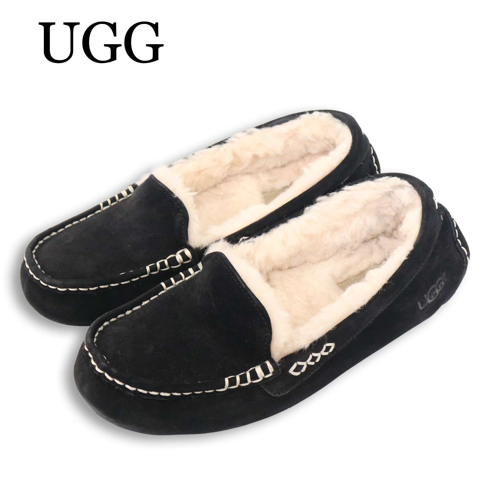 【未使用】アグ オーストラリア UGG Ansley ムートン　モカシン UGG アグ オーストラリア ANSLEY☆ アンスリー モカシン ムートン