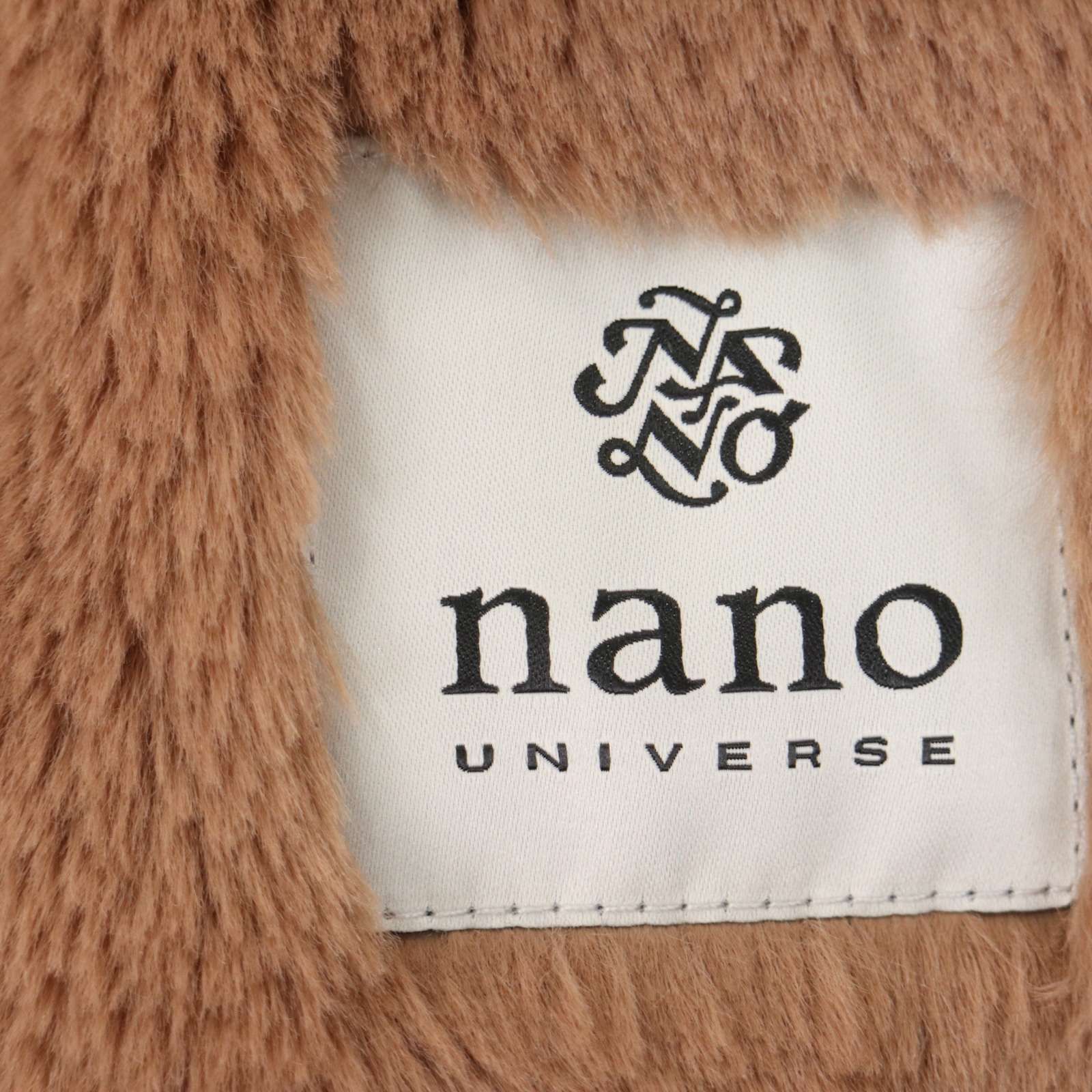 nano universe ナノユニバース 秋冬☆ フェイク ムートン ノーカラー