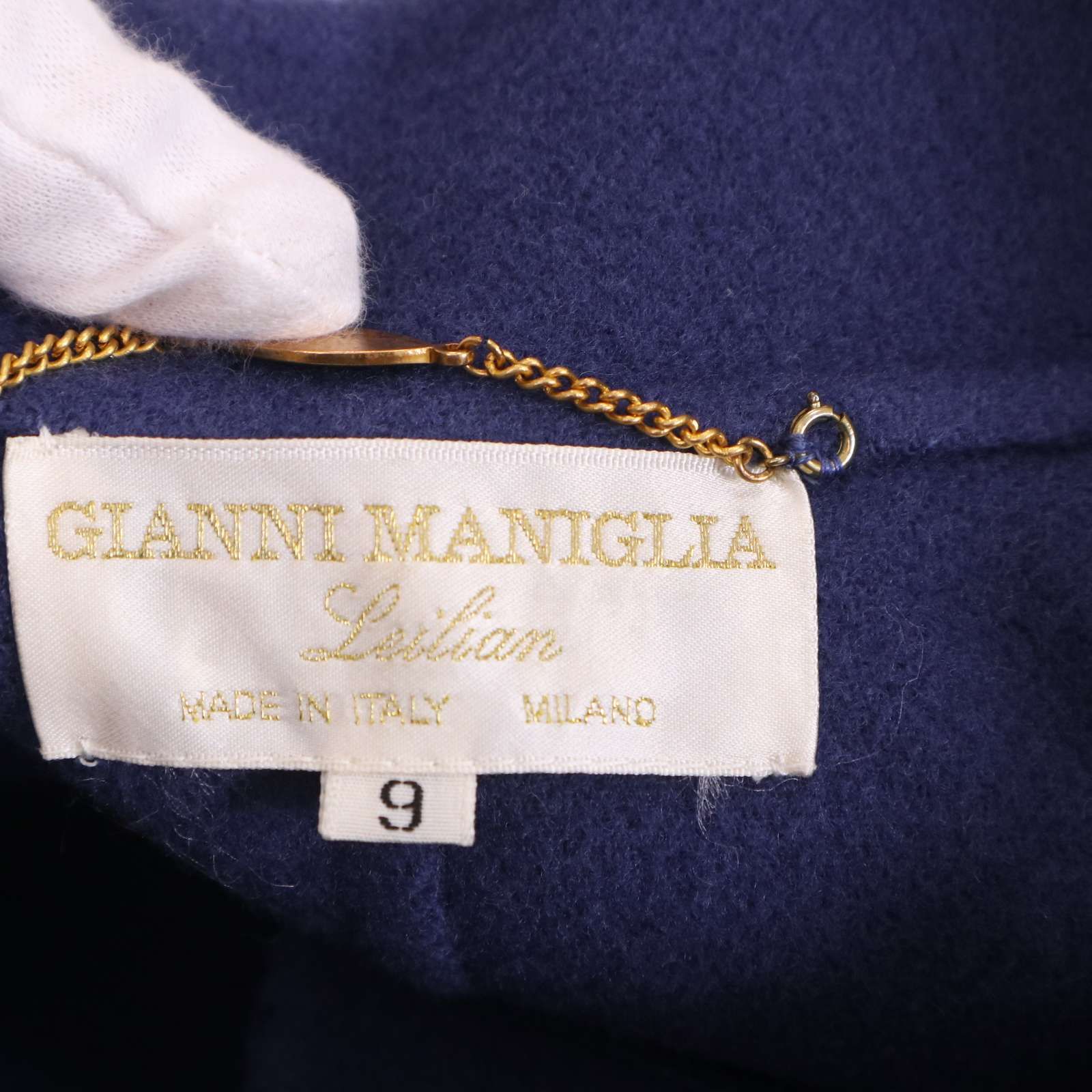 イタリア製☆ Leilian レリアン GIANNI MANIGLIA 秋冬☆ メルトン 