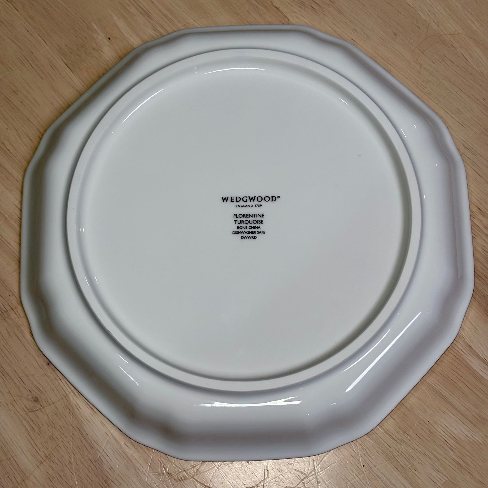 美品】ウェッジウッド フロレンティーン ターコイズ オクタゴナル
