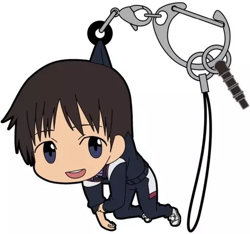 中古】キーホルダー 碇シンジ(ジャージVer.) つままれ 「シン