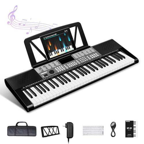 新品】TERENCE 電子ピアノ 61鍵盤 237音色 246リズム 電子キーボード