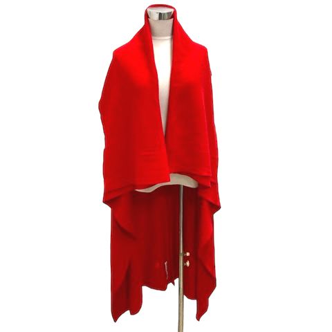 セリーヌ CELINE カシミヤ ケープ コート ニット ロング ワンポイント