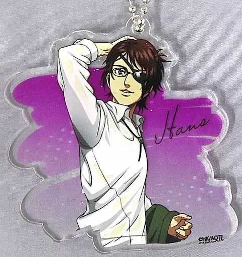 中古】雑貨 ハンジ・ゾエ(A/背景紫) アクリルキーホルダー 「進撃の