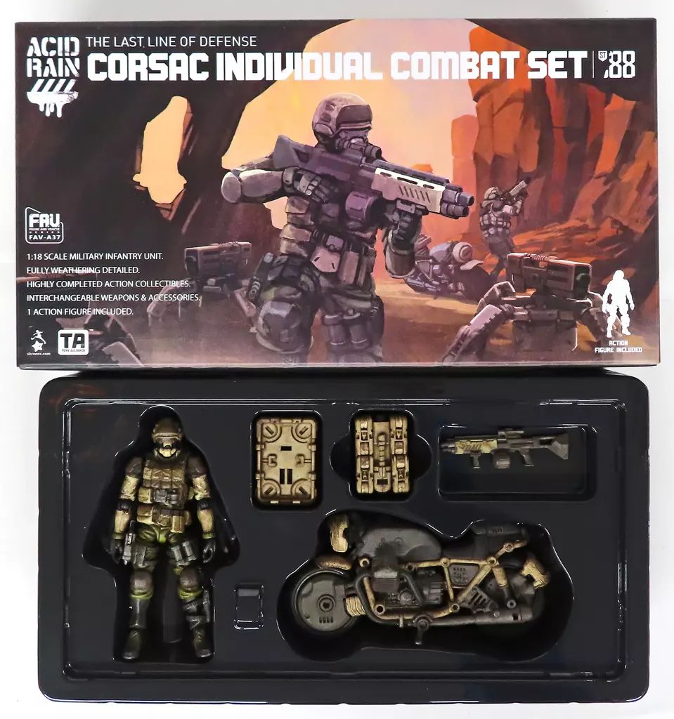 中古】フィギュア FAV-A37 沙狐個別戦セット 「アシッドレイン」 1/18