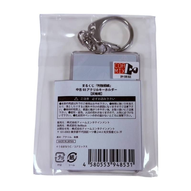 列強戦線　中吉　アクリルキーホルダー　灰蜥蜴 未開封】 まるくじ 列強戦線 中吉 アクリルキーホルダー 灰蜥蜴