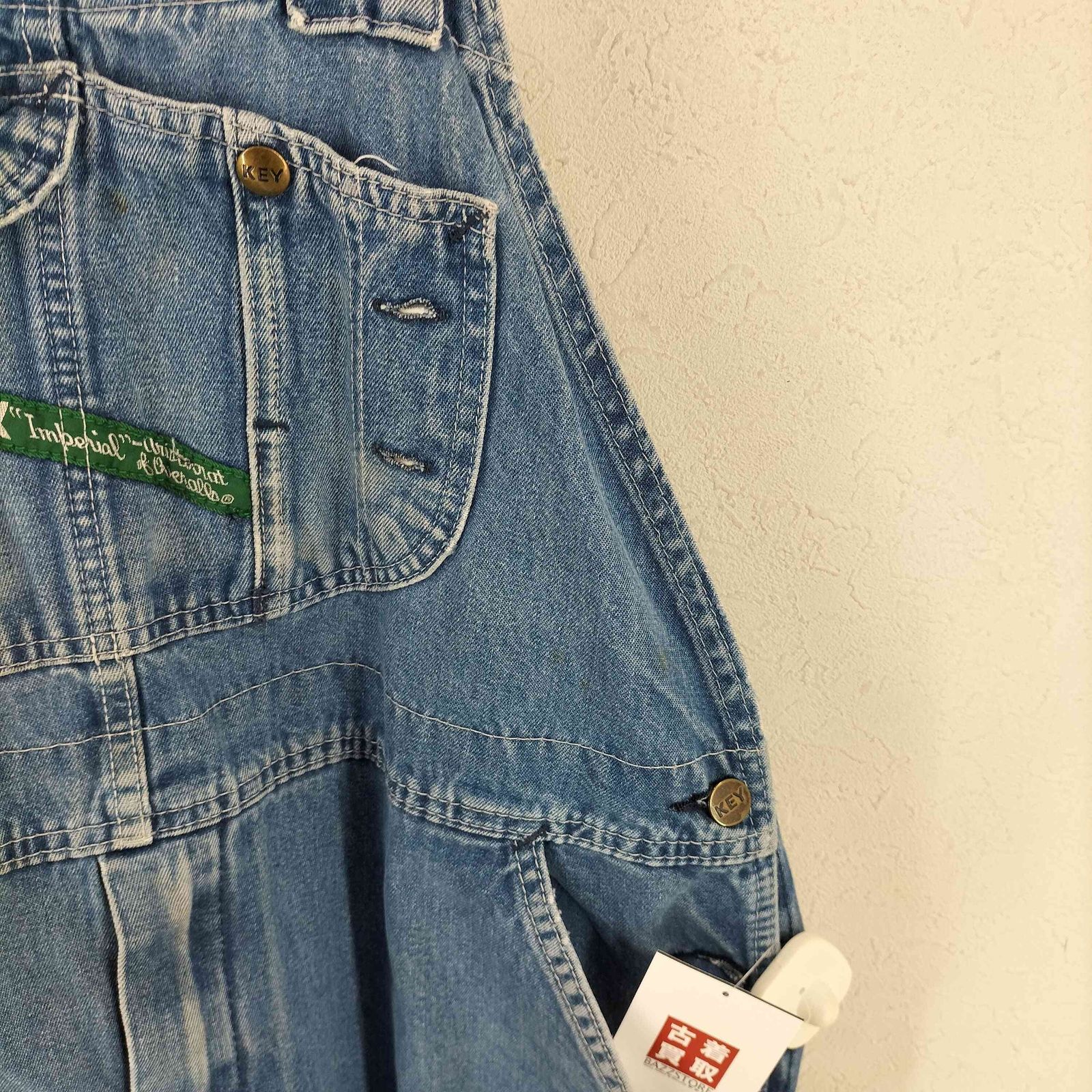 キーインペリアル Key IMPERIAL メキシコ製 デニムオーバーオール