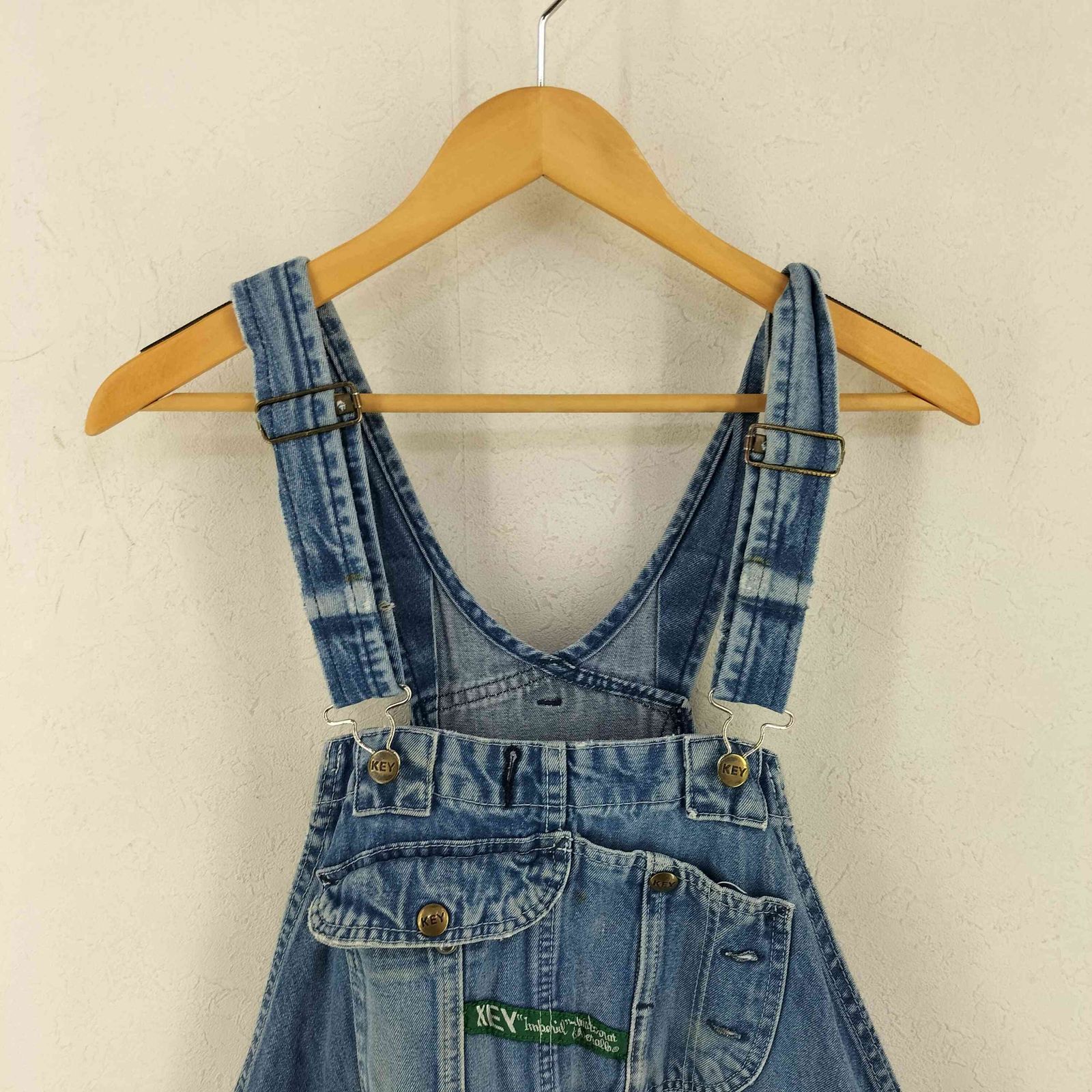 Key. Imperial (キーインペリアル) デニムオーバーオール キーインペリアル Key IMPERIAL メキシコ製 デニムオーバーオール