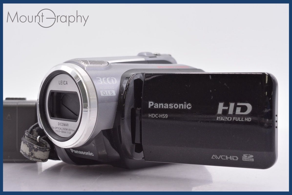動作保証】 パナソニック Panasonic HDC-HS9 バッテリー、メモリカード