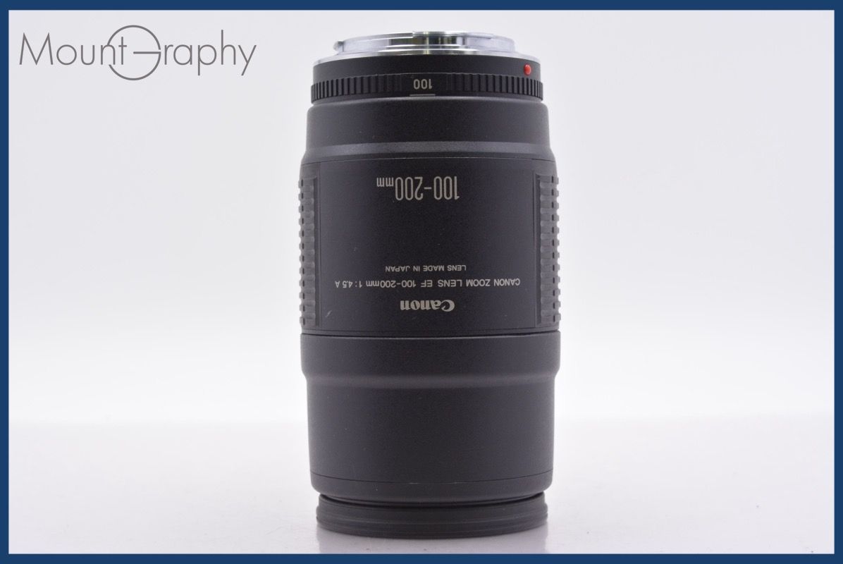 動作保証】 キヤノン Canon EF 100-200mm F4.5 A 前後キャップ&レンズ