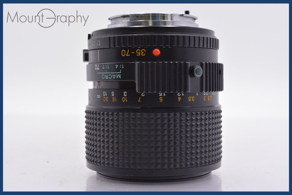 動作保証】 ミノルタ MINOLTA MD ZOOM 35-70mm F3.5 前後キャップ