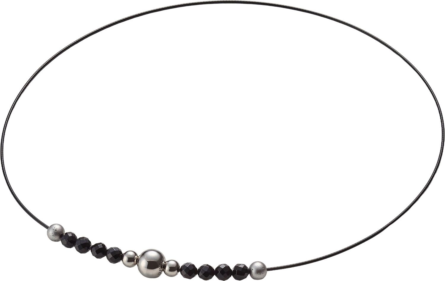 ファイテン オニキス ワイヤーネックレス 50cm ファイテン Phiten ネックレス ワイヤー オニキス 40CM JX966051