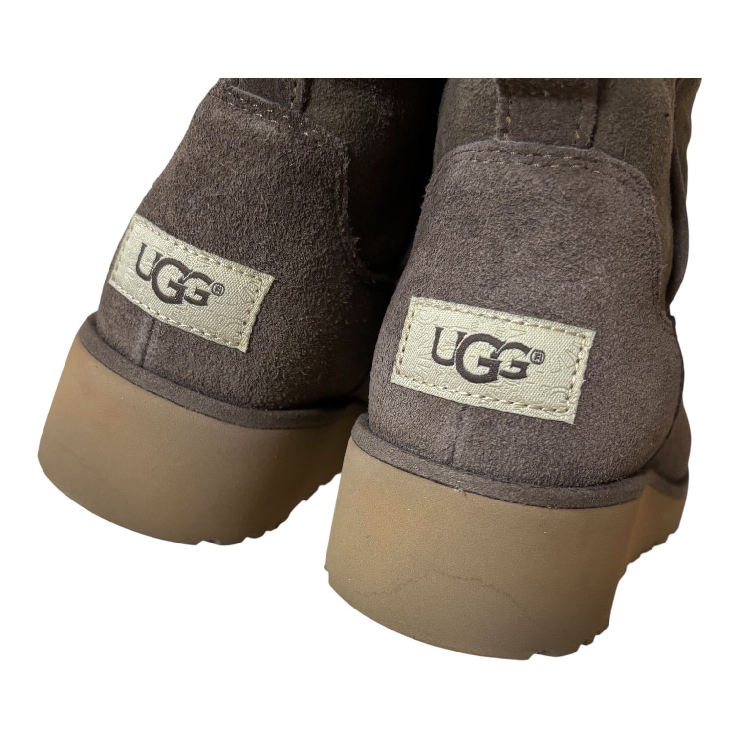 UGG アグ ムートンブーツ ショート ブラウン レディース 22cm【Z1745