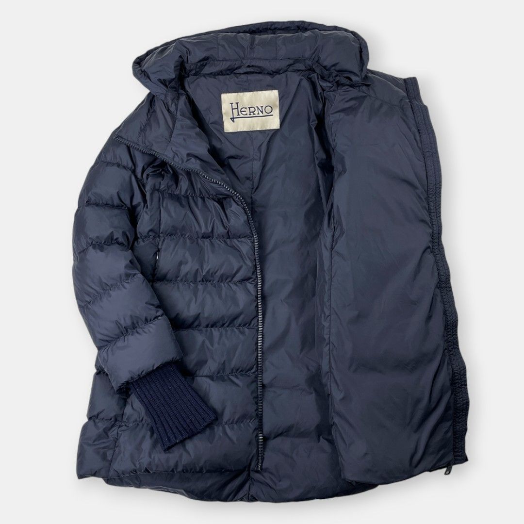 HERNO ヘルノ ナイロン ダウンコート ダウンジャケット A SHAPE NYLON