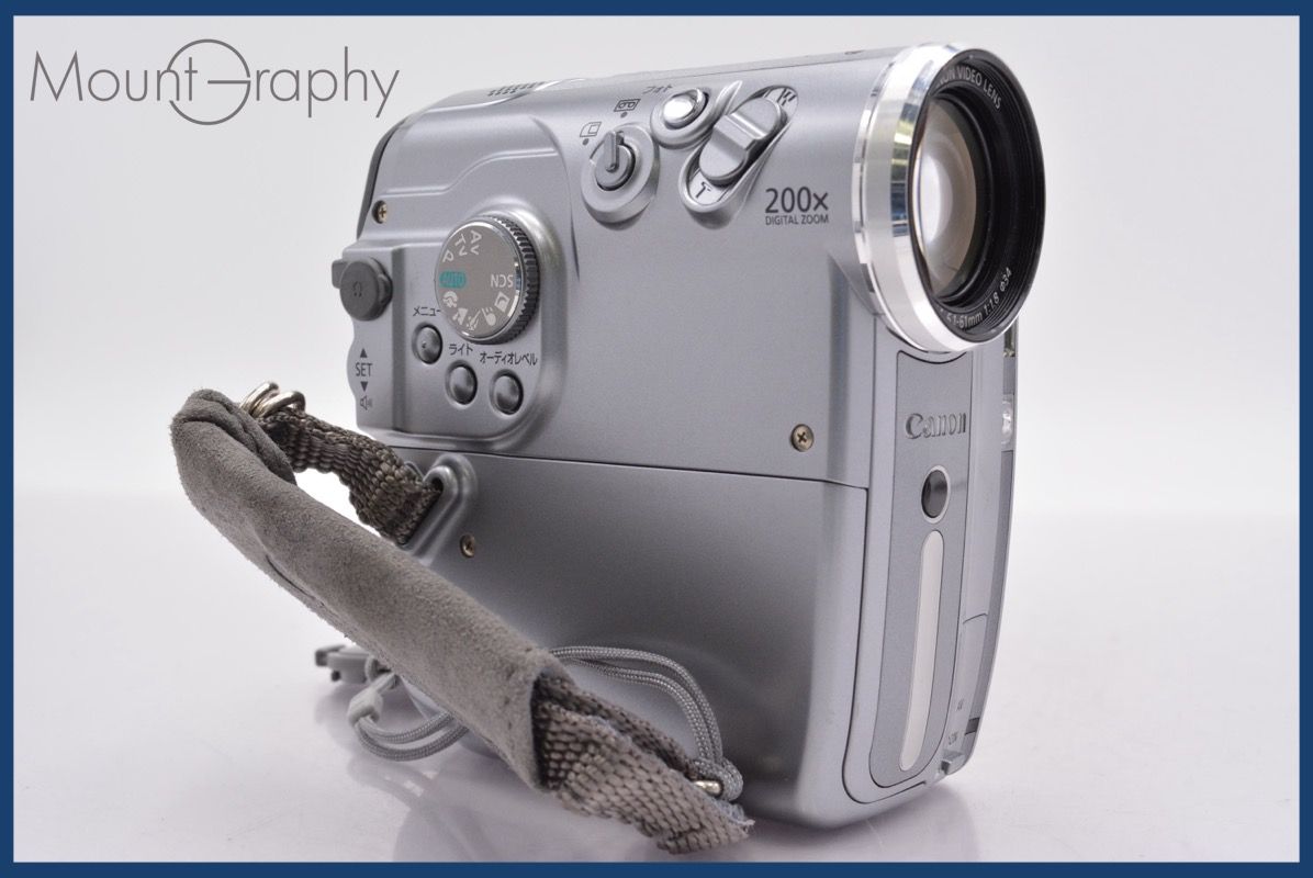 キヤノン Canon IXY DV M5 10x 前キャップ、バッテリー付属 同梱無料