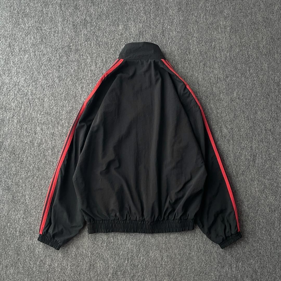 90s adidas デザインジャケット 刺繍ロゴ デサント XO ワンポイント