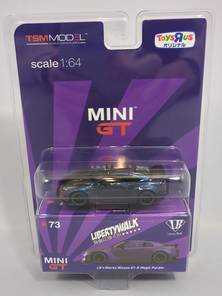 TSM MODEL 1/64MINI GT/トイザらスオリジナル LB WORKS NISSAN GTR R35