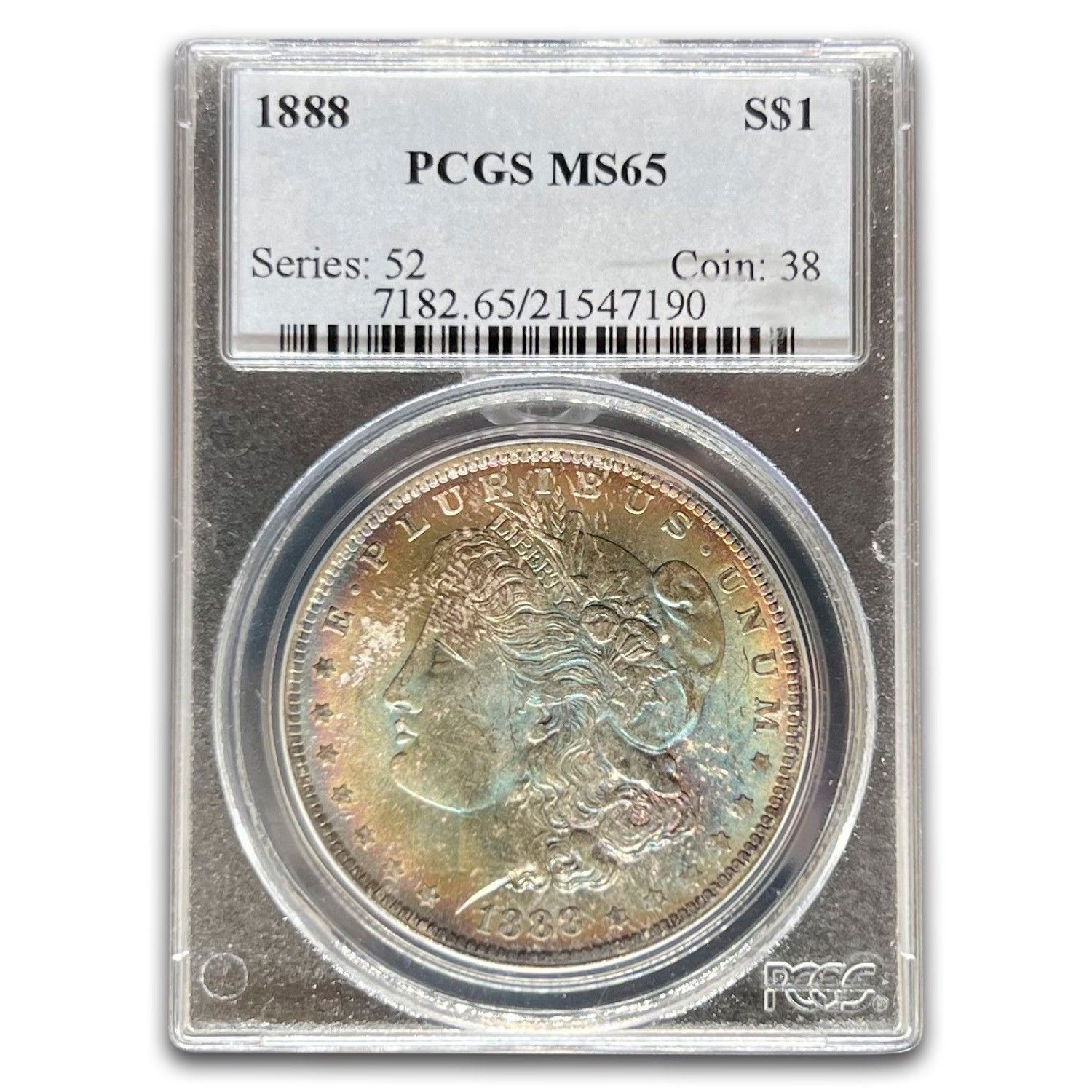 1888年 モルガン・ダラー MS-65 PCGS (Td) - メルカリ