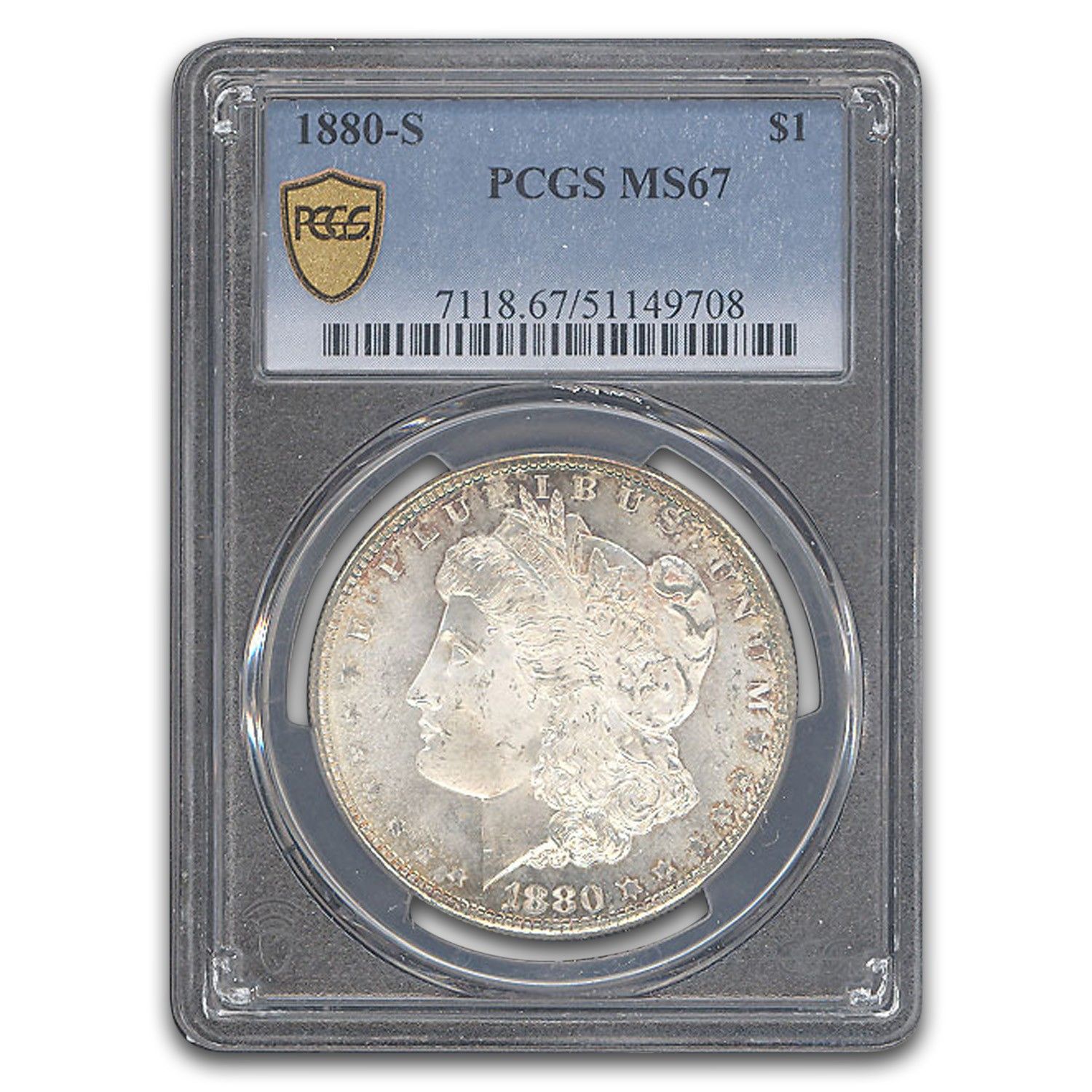 1880-S モルガン・ダラー MS-67 PCGS - メルカリ