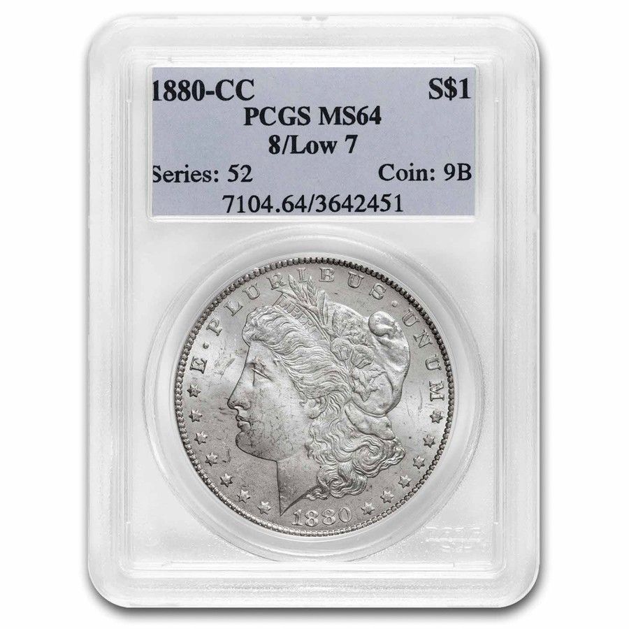 1880-CC モルガン・ダラー MS-64 PCGS (8/Low 7) - メルカリ