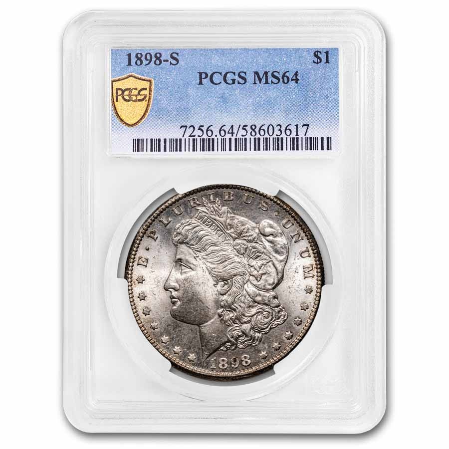 1898-S モルガン・ダラー MS-64 PCGS - メルカリ