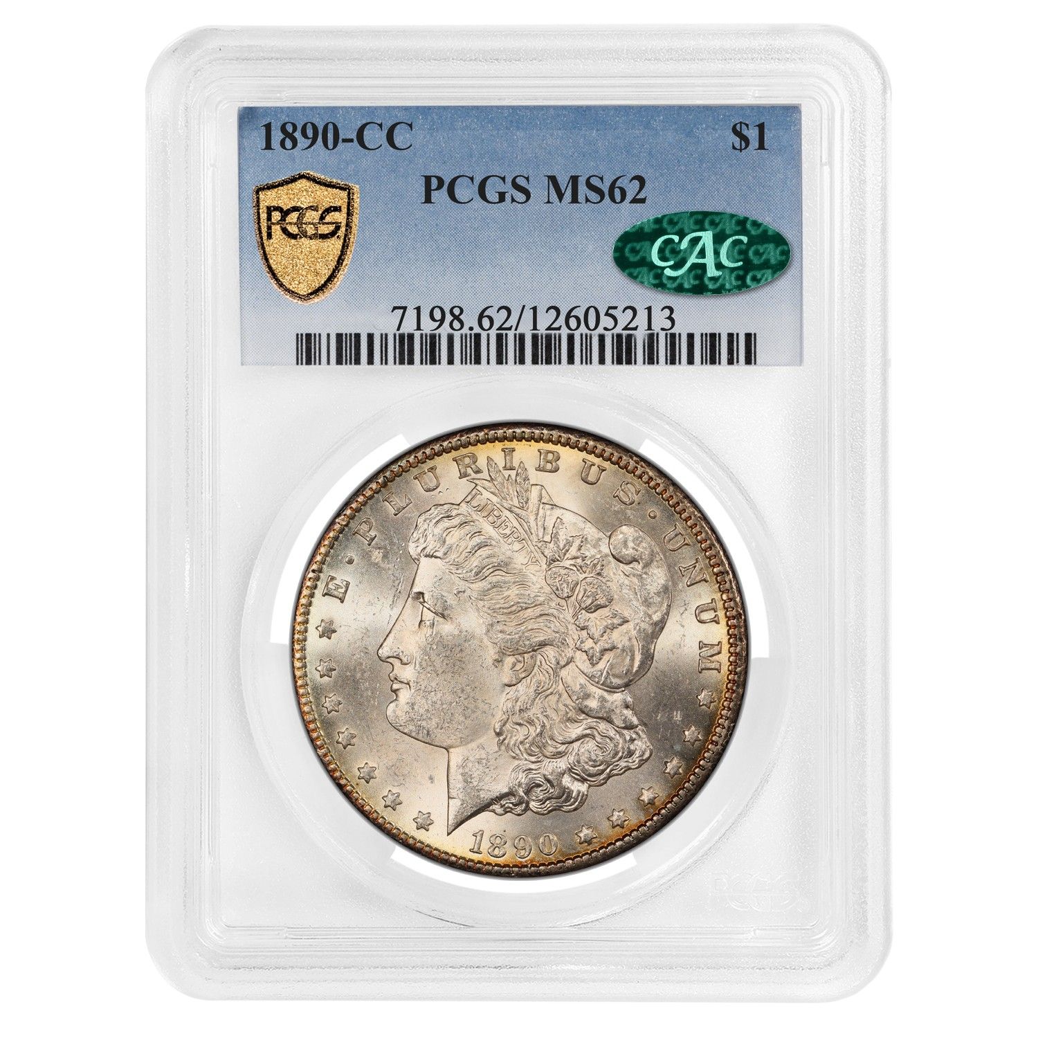 1890-CC モルガン・ダラー MS-62 PCGS CAC - メルカリ