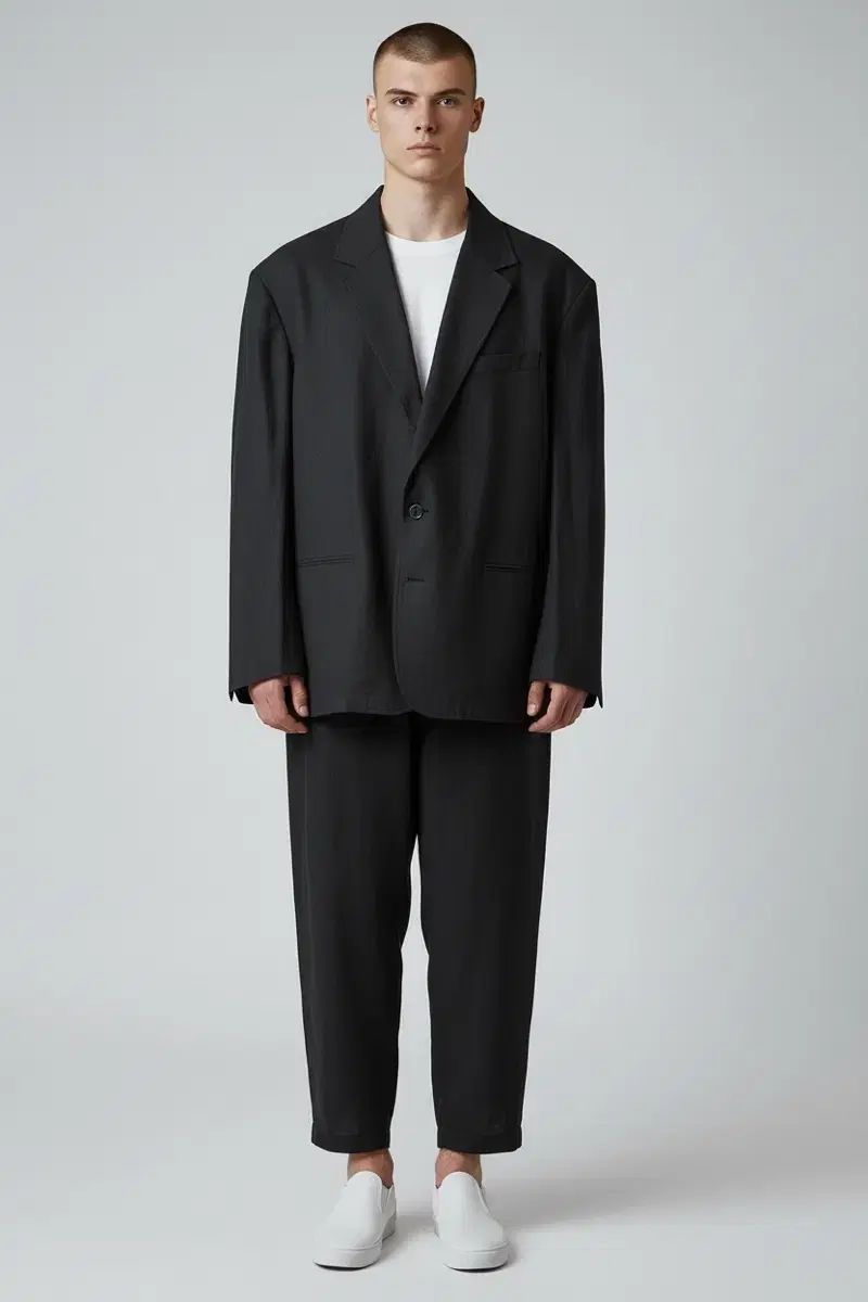 BEAKER ブラック セットアップ スーツ ジャケット パンツ