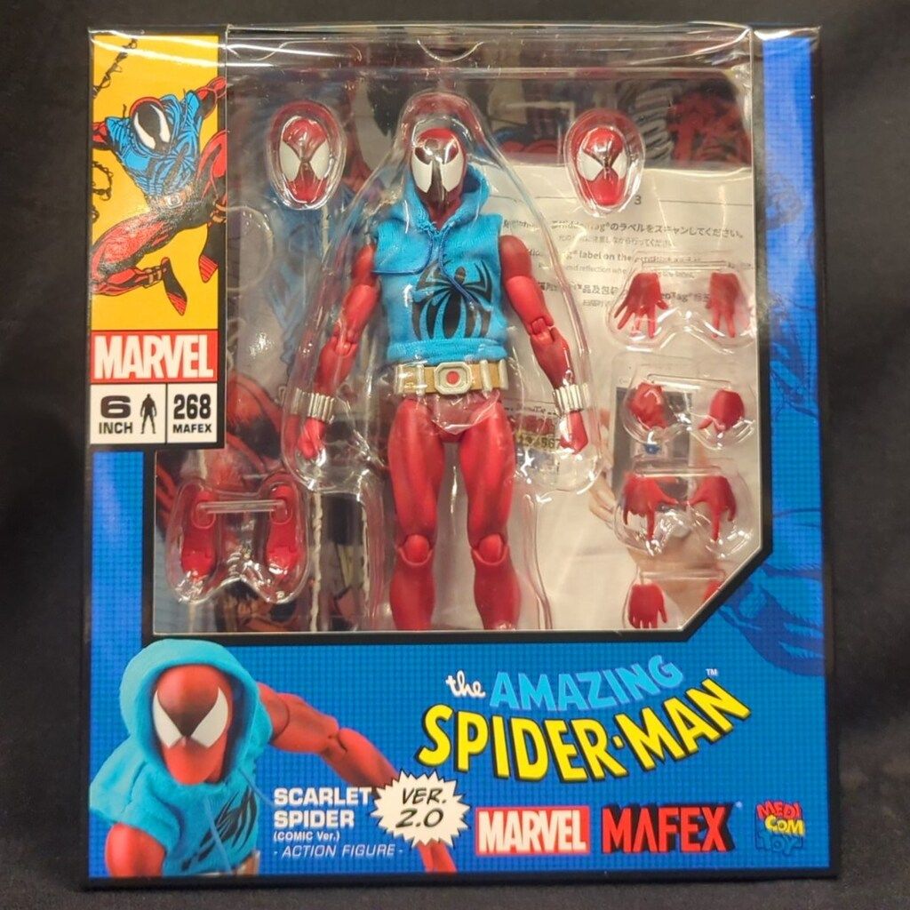 メディコムトイ MAFEX SCARLET SPIDER (COMIC VER) Ver.2.0 268 - メルカリ