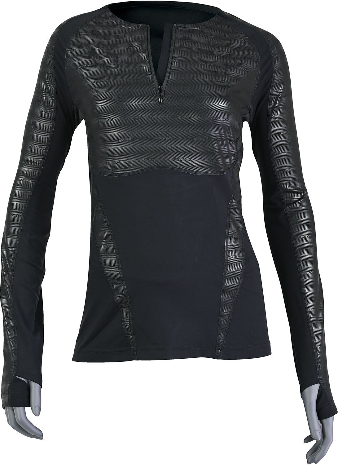 セイラス Seirus アウトドア ヒートウェーブ ベースレイヤー トップ レディース S カーボン 17133