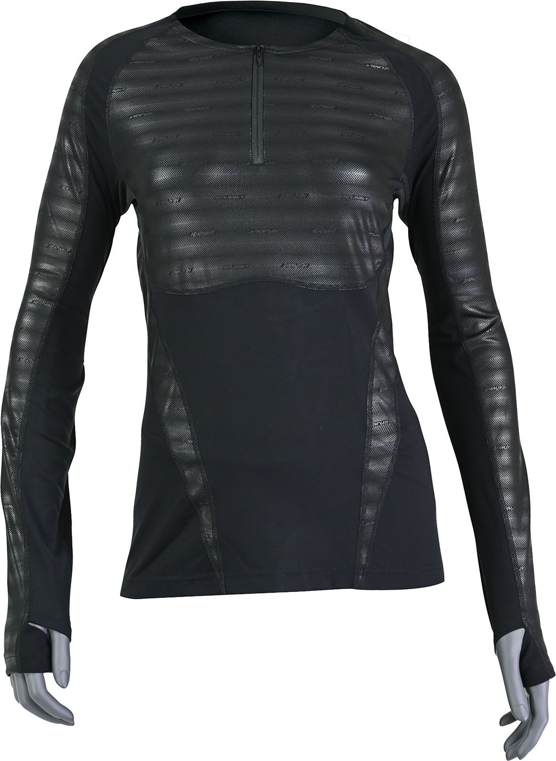 セイラス Seirus アウトドア ヒートウェーブ ベースレイヤー トップ レディース S カーボン 17133