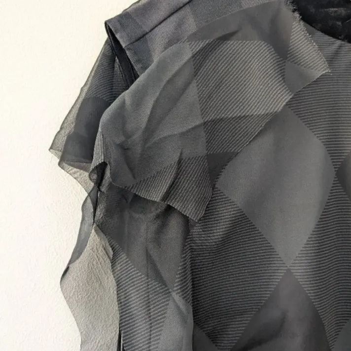 美品 sacai バッファローチェック チュール フリル プルオーバー サイズ1 メルカリ