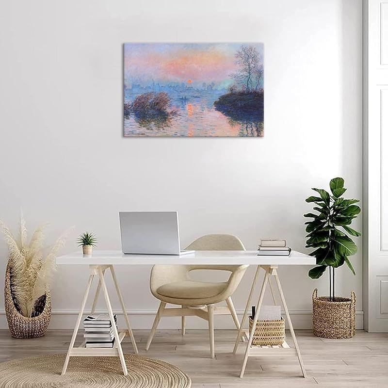 新品】 モネ 絵画 アートパネル クロード モネ 日の出 油絵 ポスター