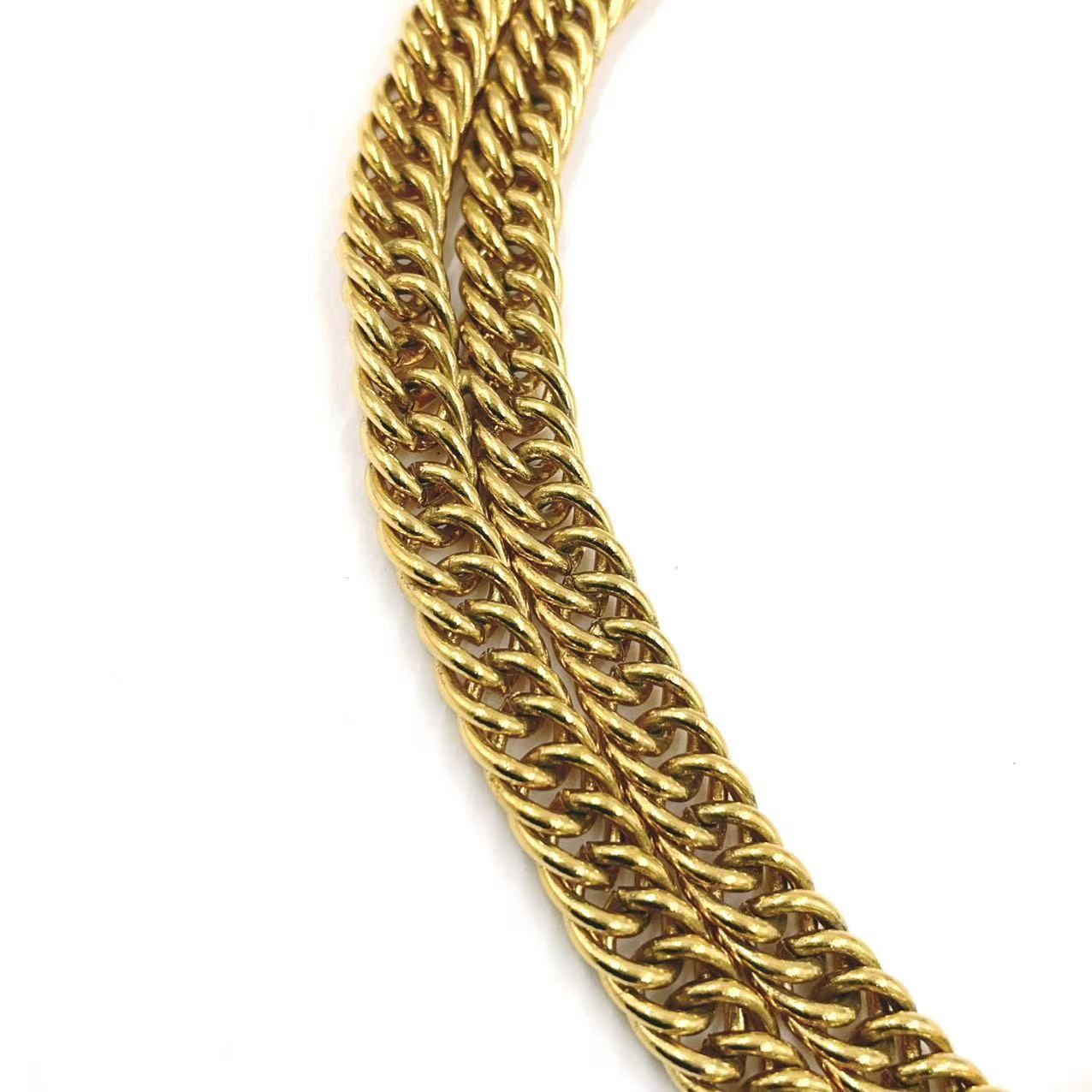 CHANEL メダリオン ココマーク GP ゴールド 2連チョーカー - メルカリ