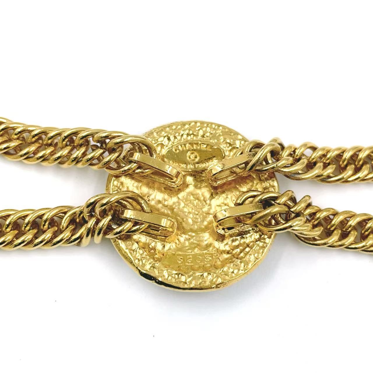 CHANEL ヴィンテージ メダリオン チョーカー 2連ネックレス レトロ CHANEL メダリオン ココマーク GP ゴールド 2連チョーカー - メルカリ