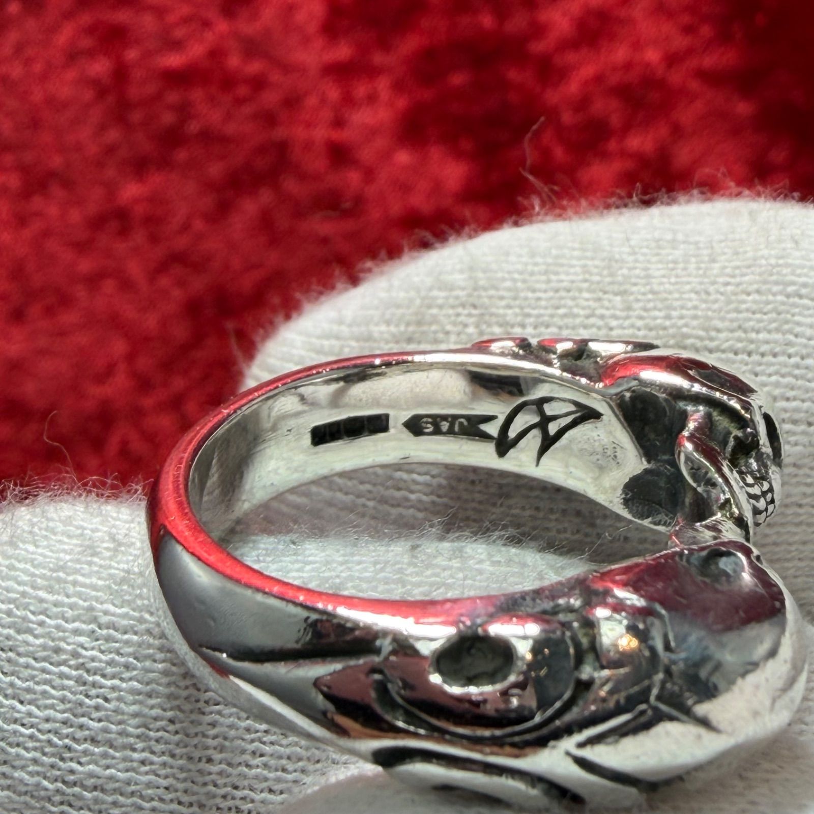 美品 TWO SKULLSリング サイズ15号 クレイジーピッグ/CRAZY PIG - メルカリ