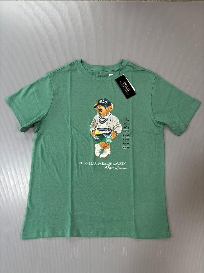 新品タグ付きボーイズL160 ラルフローレン ポロベア Tシャツ