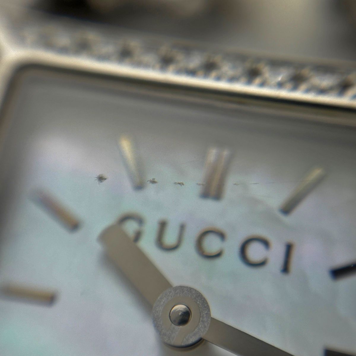 グッチ GUCCI シニョーリア 116.5 腕時計 SS ダイヤモンド クォーツ