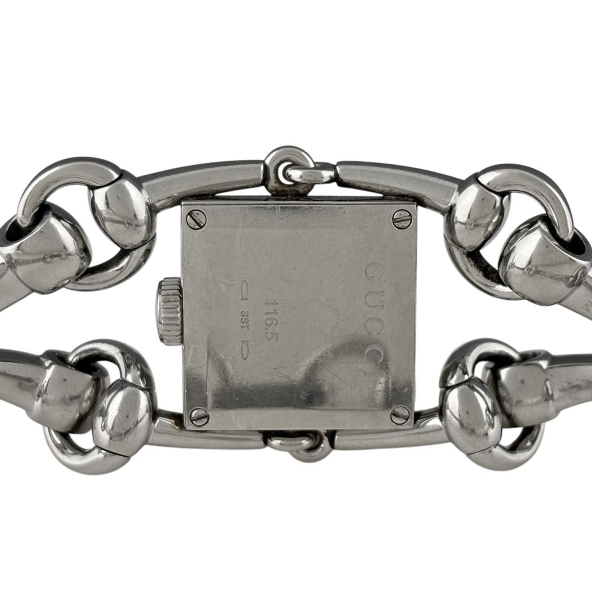 グッチ GUCCI シニョーリア 116.5 腕時計 SS ダイヤモンド クォーツ