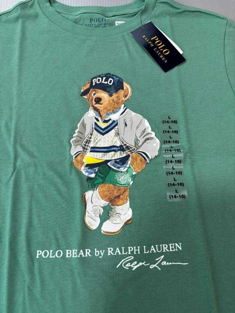 新品タグ付きボーイズL160 ラルフローレン ポロベア Tシャツ