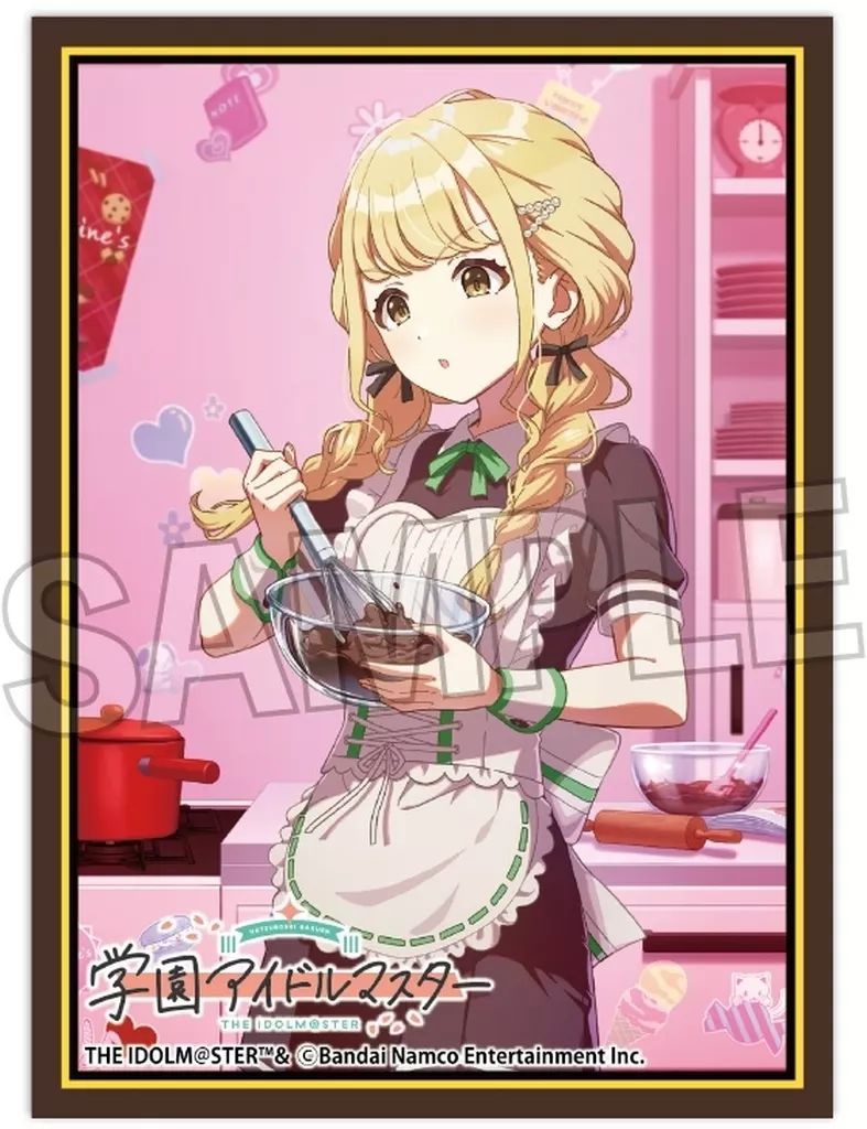 新品】サプライ 学園アイドルマスター イラストスリーブMAT 世界一