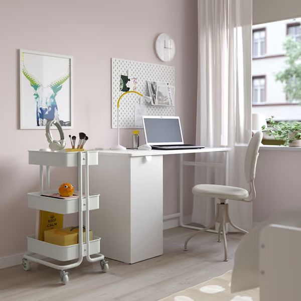新品 IKEA RASKOG ロースコグ ワゴン ホワイト 大（20586788