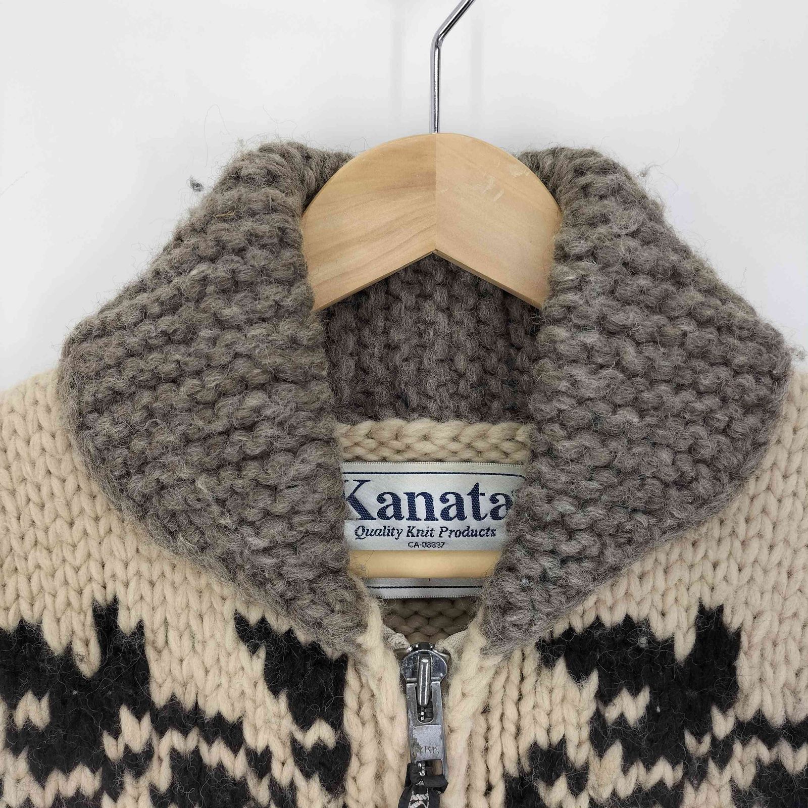 カナタ Kanata ジップアップ カウチンベスト メンズ 表記無 - メルカリ