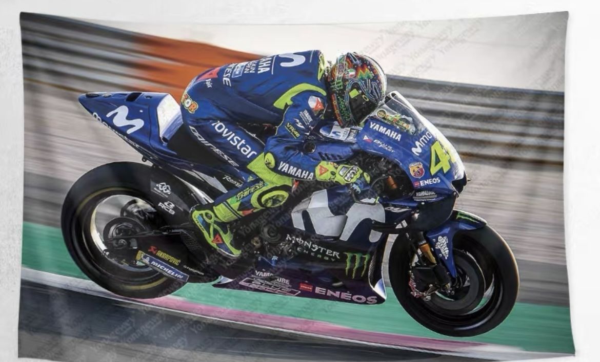 ☆アウトレット☆ 新品 MotoGP YAMAHA 100 cm レーシング 壁掛け