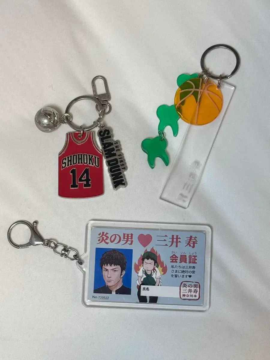 三井寿　キーホルダー SLAM DUNK （スラムダンク） 三井寿 キーホルダー キーチェーン 3種