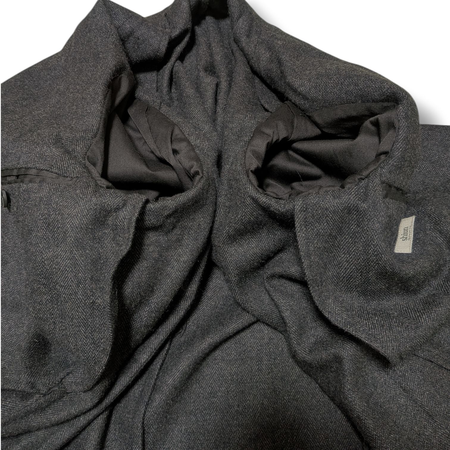 shiun シウン スーツ セットアップ ダブルブレスト HERRINGBONE W.B