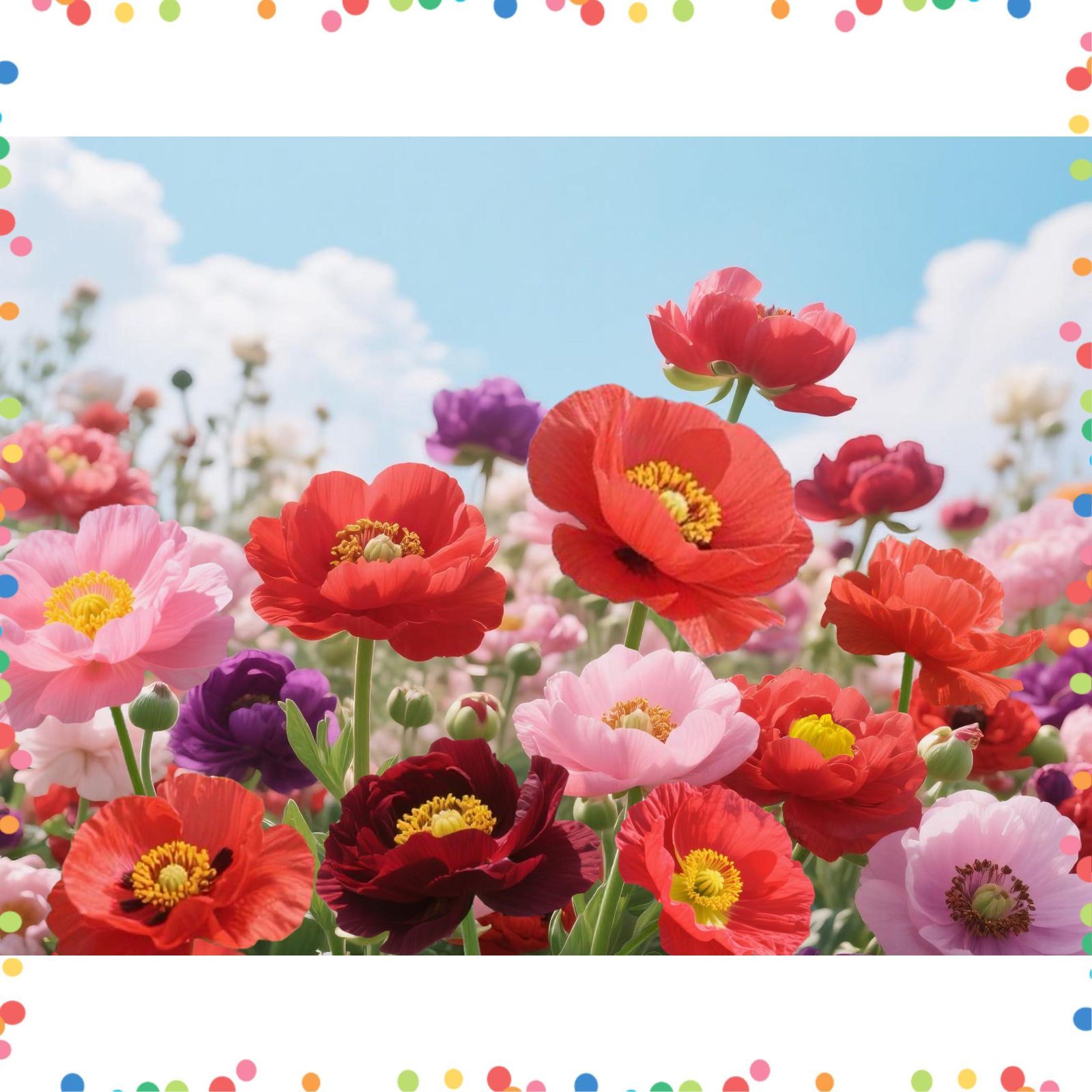 特価商品】大人 キャンバス 初心者用 けしの花 絵画 ブラシとアクリル