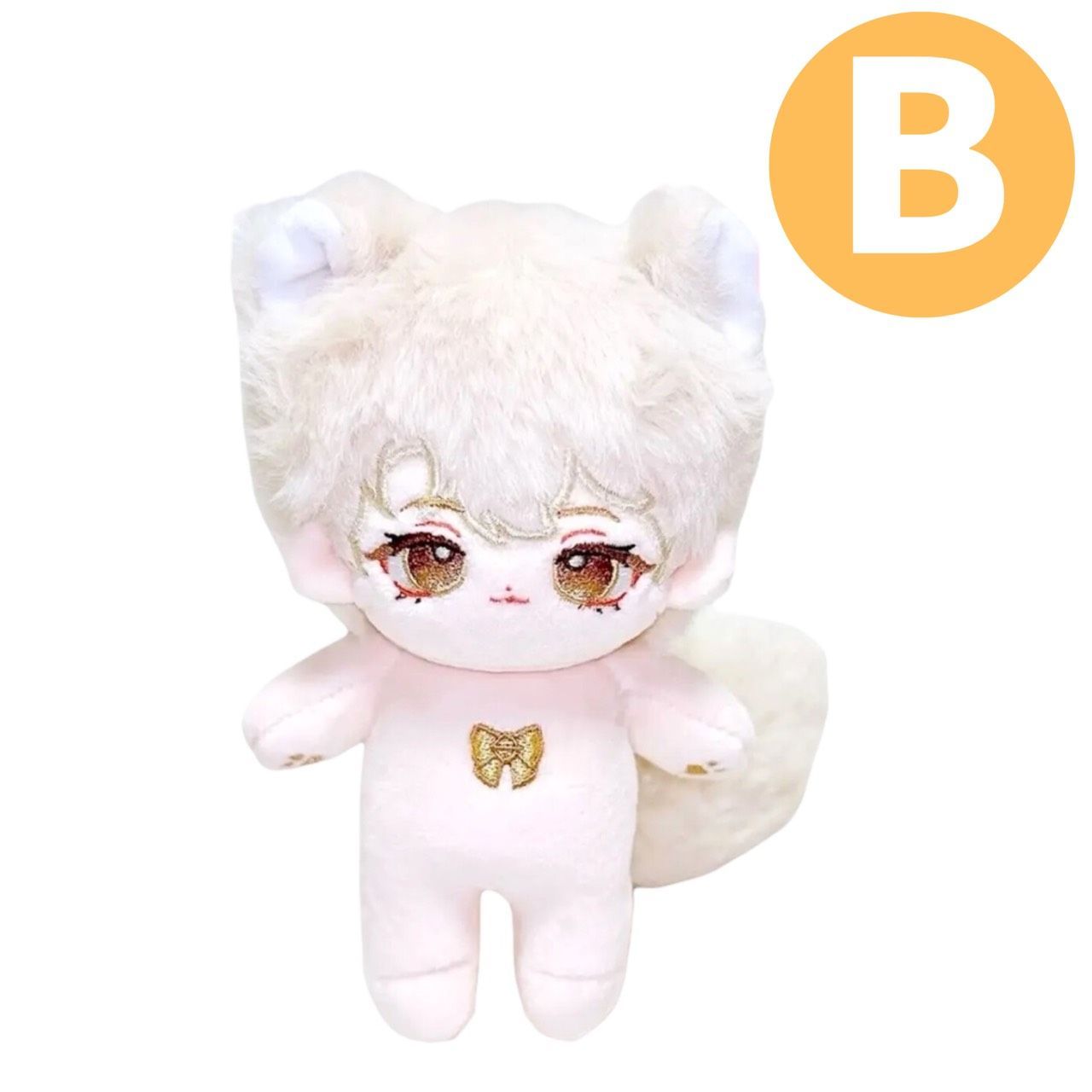 10cmぬい本体】 スケルトン入り 骨 尻尾 ぬいぐるみ リボン 男の子 猫